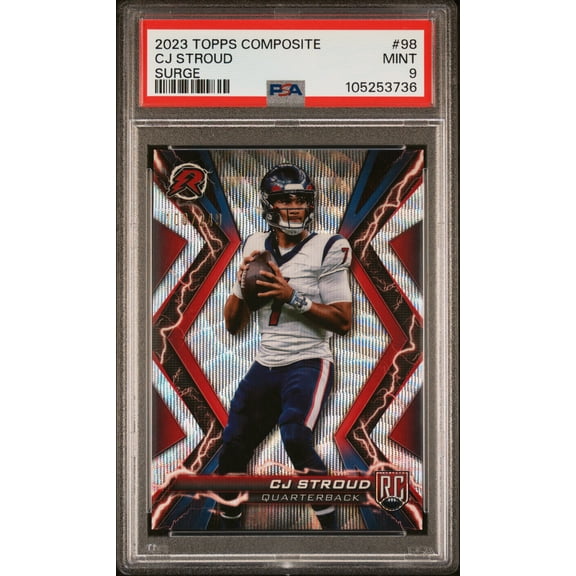 Graded 2023 Topps Composite CJ Stroud #98 Surge /249 PSA 9 Football Card