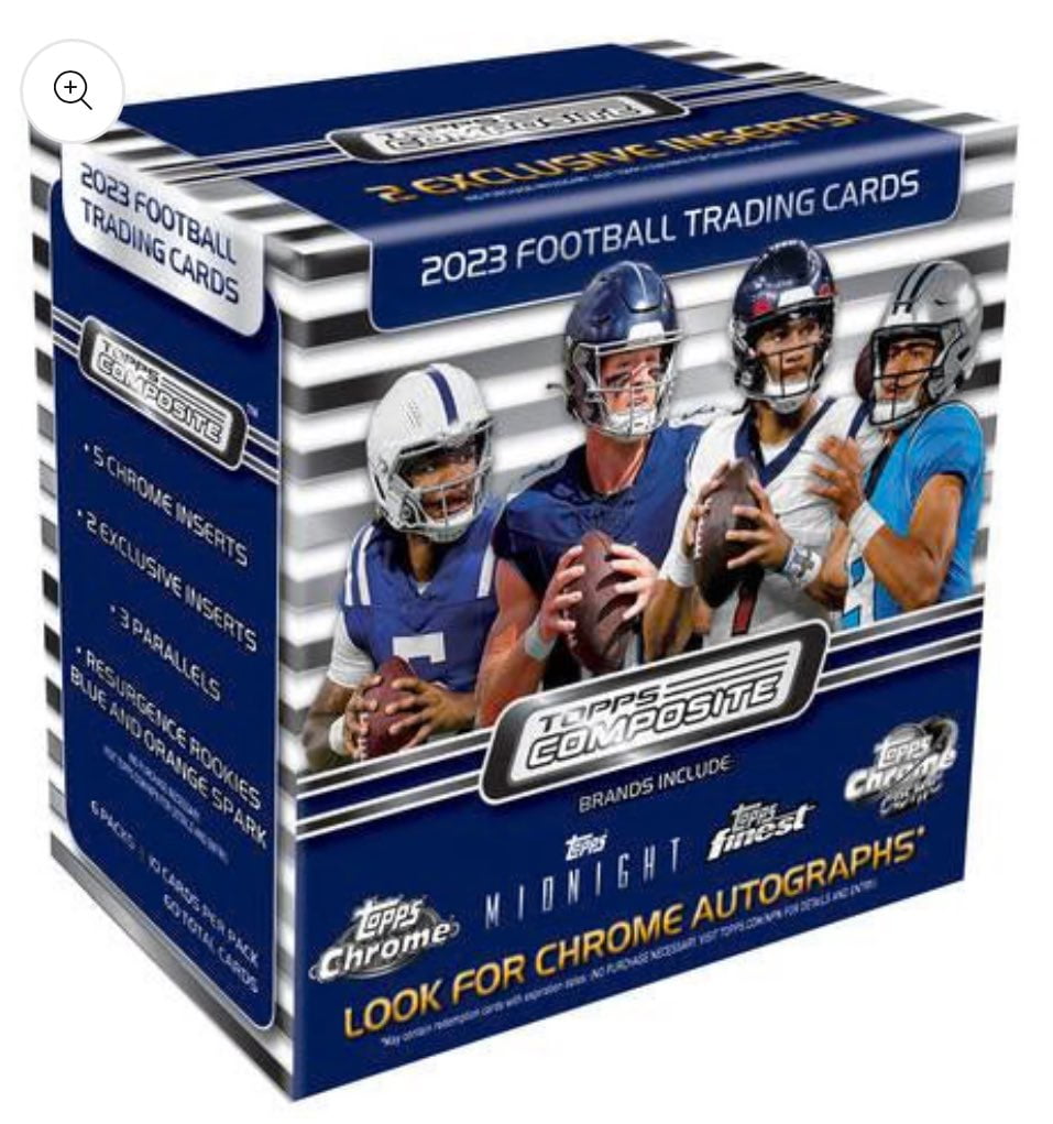 2023 Topps Composite Football Trading Cards Mega Box