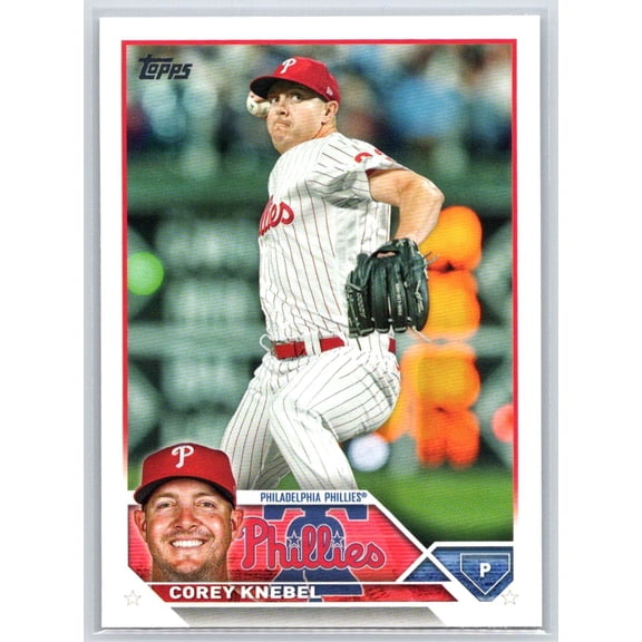 2023 Topps Corey Knebel #28 Philadelphia Phillies MLB Baseball Trading Card