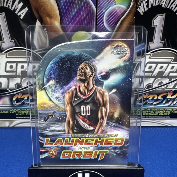 2023 Topps Cosmic Chrome Scoot Henderson #Lio-4 Cosmic Rookie Insert Portland Trail Blazers NBA Basketball Trading Card