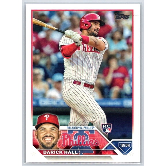 2023 Topps Darick Hall #209 RC Philadelphia Phillies Baseball Card
