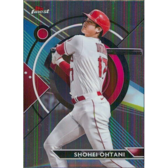 2023 Topps Finest #17 Shohei Ohtani Los Angeles Angels  MLB Baseball Base Trading Card