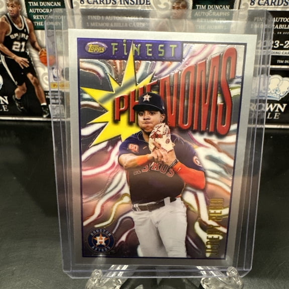 2023 Topps Finest Flashbacks Jeremy Pena #143 Silver Short Print Parallel/Variety Chase Base Set