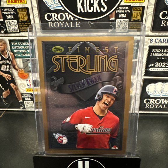 2023 Topps Finest Flashbacks Steven Kwan #92 [Base] Base Set