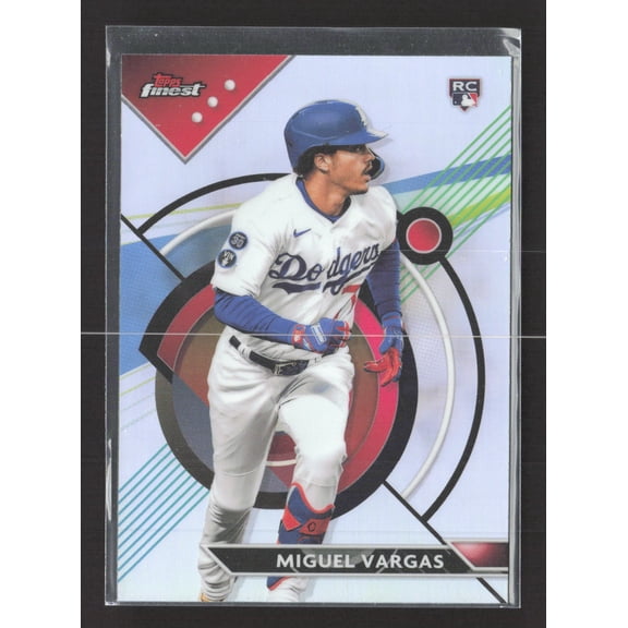 2023 Topps Finest Refractor RC Miguel Vargas #33 Baseball Card