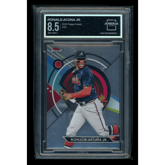 2023 Topps Finest Ronald Acua Jr. #20 Arena Club 8.5