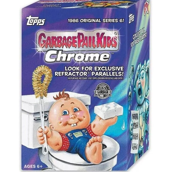 2023 Topps GPK Garbage Pail Kids Chrome Series 6 Factory Sealed Blaster Box