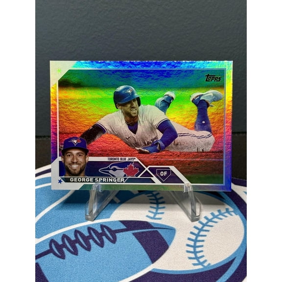 2023 Topps George Springer #414 Rainbow Foil