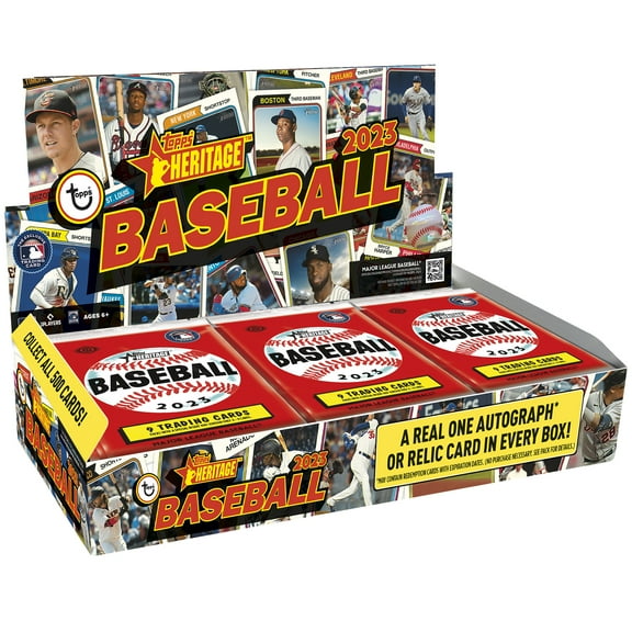 2023 Topps Heritage Baseball Factory Sealed Hobby Box