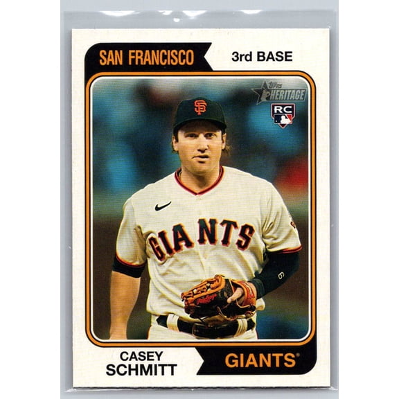 2023 Topps Heritage Casey Schmitt #643 RC
