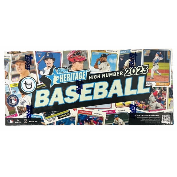 2023 Topps Heritage High Number MLB Baseball Factory Sealed Hobby Box 1 AUTO OR MEM