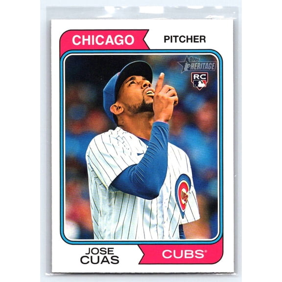 2023 Topps Heritage Jose Cuas RC #553 Chicago Cubs Baseball Card