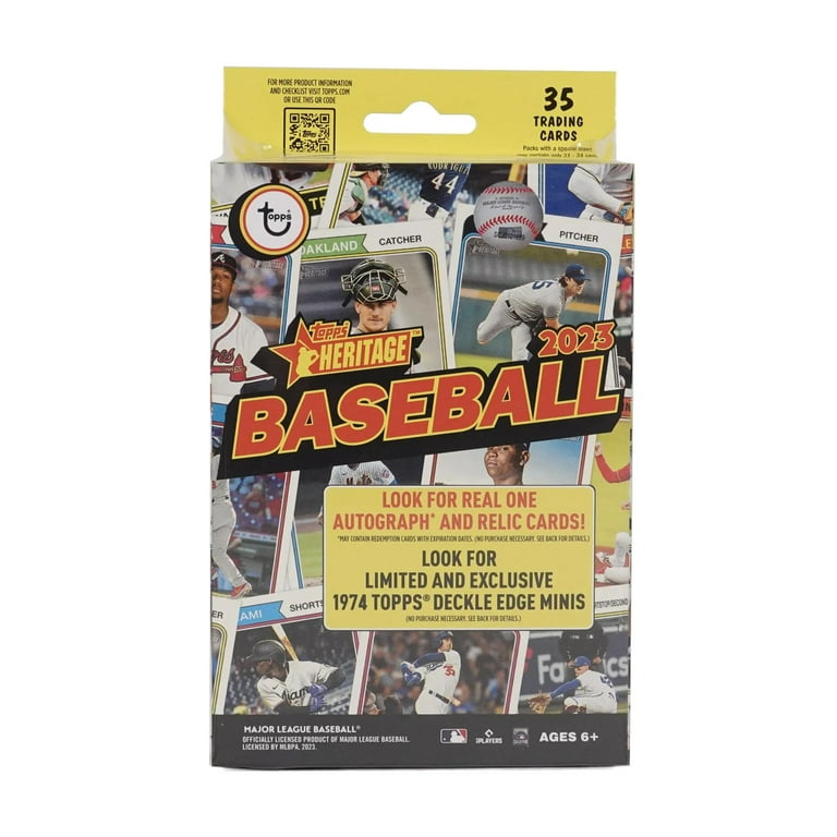 2023 Topps Heritage MLB Baseball Trading Cards Hanger Box