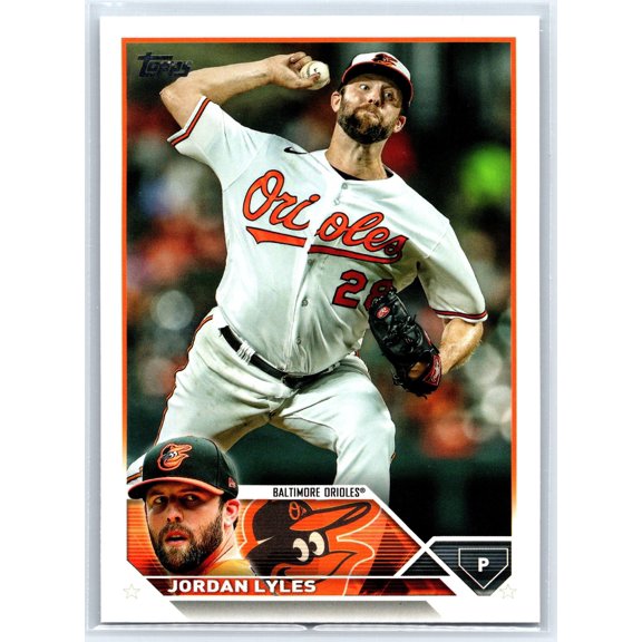 2023 Topps Jordan Lyles #212 Baltimore Orioles Baseball Card