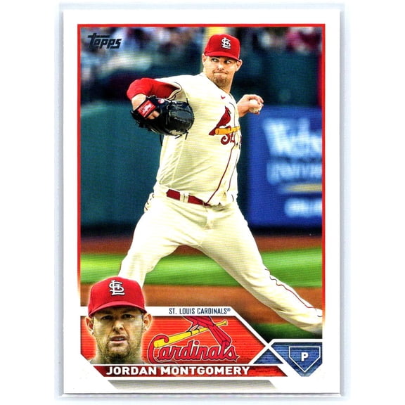 2023 Topps Trading Card Jordan Montgomery #32 St. Louis Cardinals MLB Baseball