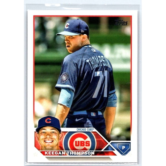2023 Topps Keegan Thompson #40 Chicago Cubs Baseball Card