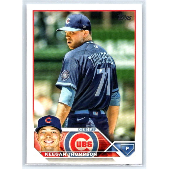 2023 Topps Keegan Thompson Chicago Cubs #40 Baseball Card