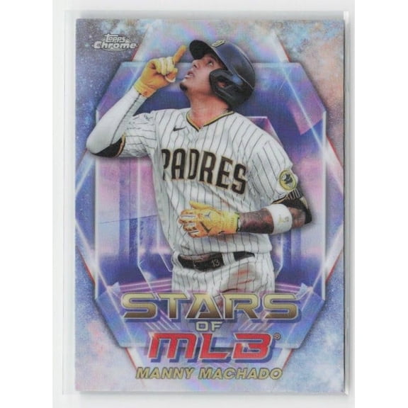 2023 Topps Stars of MLB Chrome Manny Machado #SMLBC-55 Stars of MLB Baseball Card