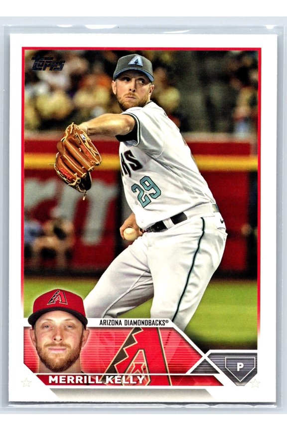 2023 Topps #71 Merrill Kelly Arizona Diamondbacks Baseball Card Near Mint