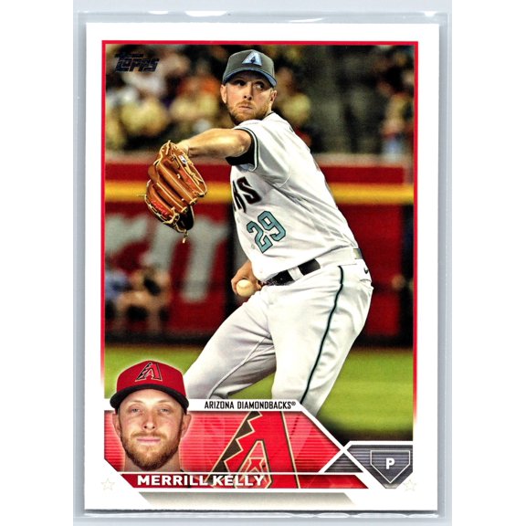 2023 Topps #71 Merrill Kelly Arizona Diamondbacks Baseball Card Near Mint