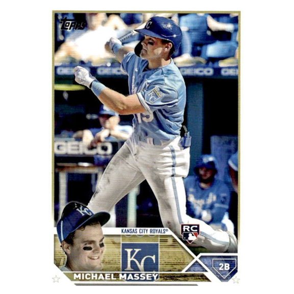 2023 Topps Michael Massey #167 RC Kansas City Royals Baseball Card
