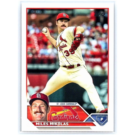 2023 Topps Trading Card Miles Mikolas St. Louis Cardinals #548 MLB Baseball