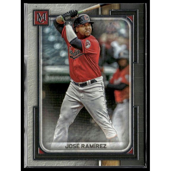 2023 Topps Museum Collection Jos Ramrez #80 Cleveland Guardians Baseball Card