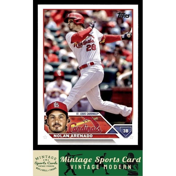 2023 Topps Nolan Arenado St. Louis Cardinals #500 MLB Baseball Trading Card