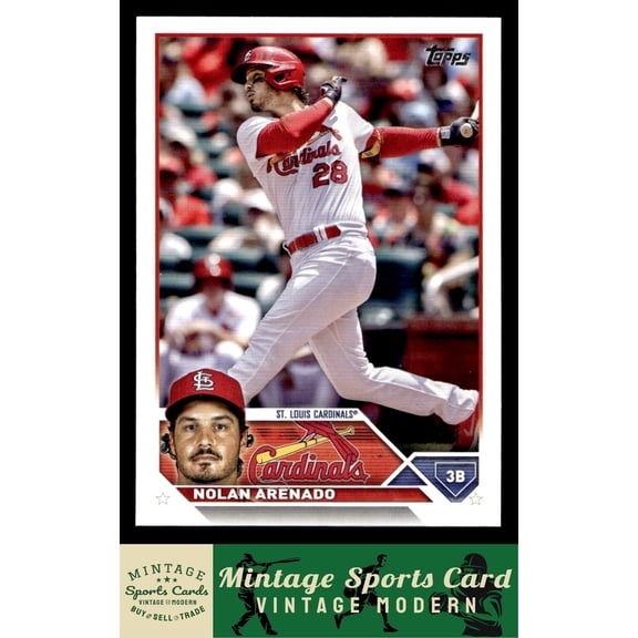 2023 Topps Nolan Arenado St. Louis Cardinals #500 Baseball Card