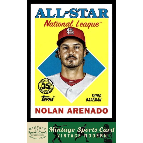 2023 Topps Nolan Arenado 88AS-43 St. Louis Cardinals 1988 35th All-Stars Baseball Card