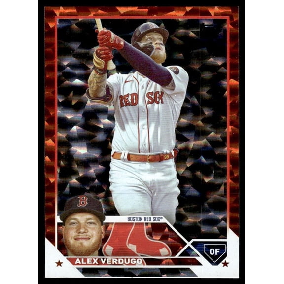 2023 Topps Orange Foil Baseball Alex Verdugo 167/299 #146 Boston Red Sox Baseball Card