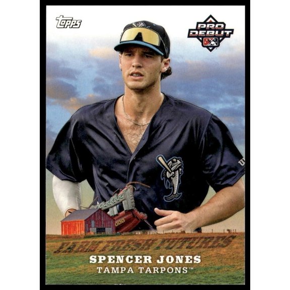 2023 Topps Pro Debut Farm Fresh Futures FF-9 Spencer Jones Tampa Tarpons Baseball Card