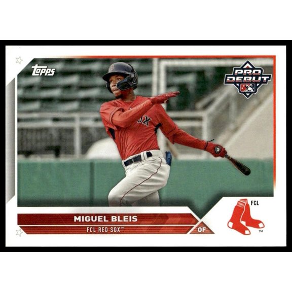 2023 Topps Pro Debut Miguel Bleis Near Mint PD-95 FCL Red Sox Baseball Card