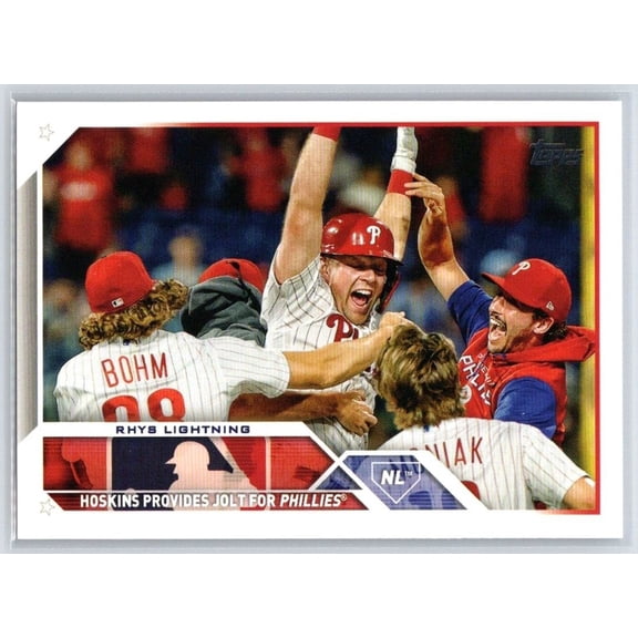 2023 Topps Rhys Lightning #248 Philadelphia Phillies Baseball Card Near Mint