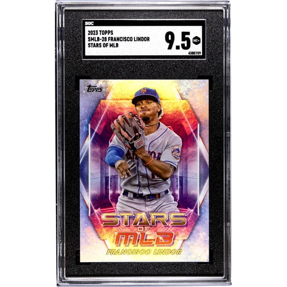 2023 Topps #SMLB-28 Francisco Lindor Stars of MLB SGC 9.5