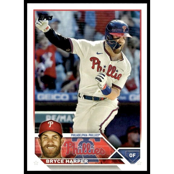2023 Topps Series One Bryce Harper #3 Philadelphia Phillies Baseball Card