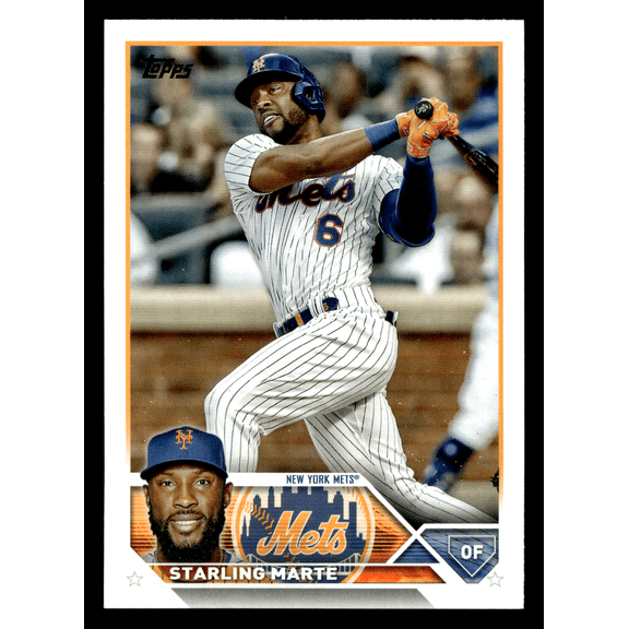 2023 Topps Series One Starling Marte #199 New York Mets MLB Baseball Trading Card