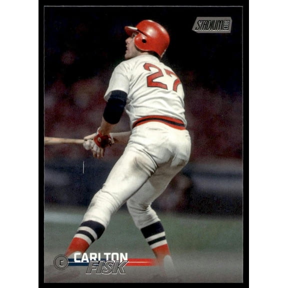 2023 Topps Stadium Club #201 Carlton Fisk Boston Red Sox Baseball Card