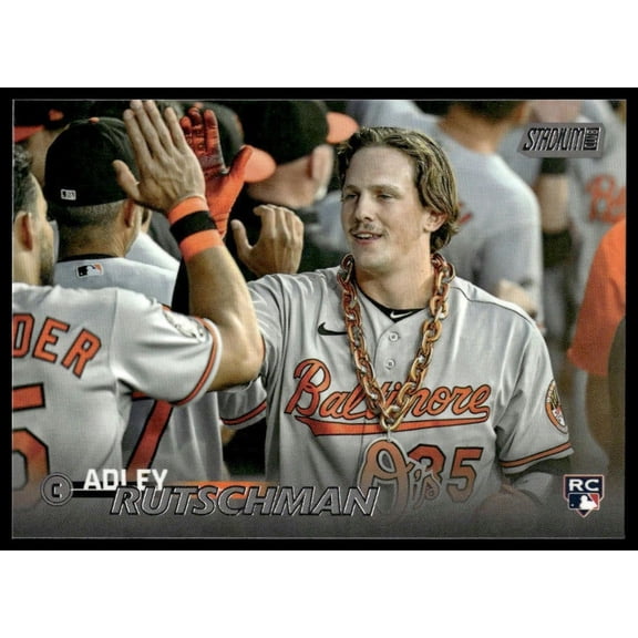 2023 Topps Stadium Club Adley Rutschman #104 RC Baseball Card Baltimore Orioles