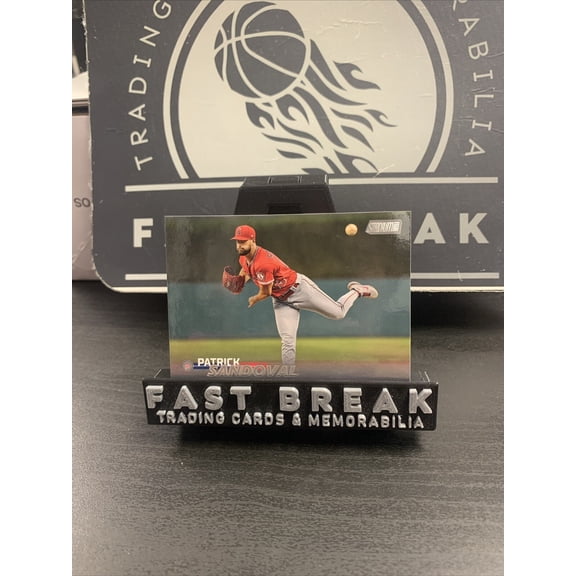 2023 Topps Stadium Club Patrick Sandoval Los Angeles Angels #13 Red Foil Baseball Card