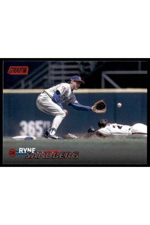 2023 Topps Stadium Club Ryne Sandberg #259 Red Foil Chicago Cubs Baseball Card Chicago Cubs MLB Baseball Trading Card