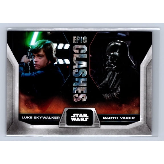 2023 Topps Star Wars Luke Skywalker Darth Vader #EC-14