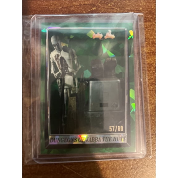 2023 Topps Star Wars Sapphire DUNGEONS OF JABBA THE HUTT Green 57/60 ROTJ #18