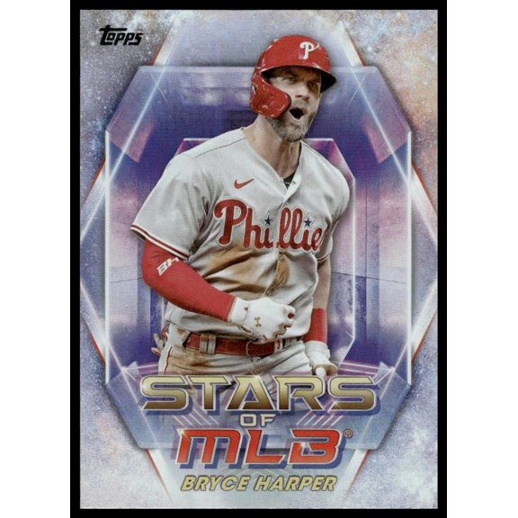 2023 Topps Stars of MLB Bryce Harper SMLB-14 Philadelphia Phillies Baseball Card