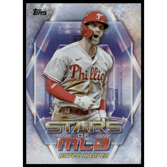 2023 Topps Stars of MLB Bryce Harper SMLB-14 Philadelphia Phillies Baseball Card