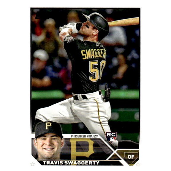 2023 Topps Travis Swaggerty RC #67 Pittsburgh Pirates Baseball Card