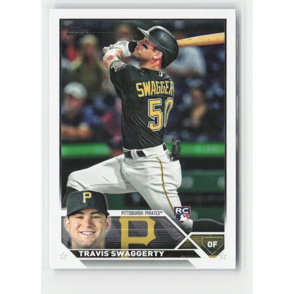 2023 Topps Travis Swaggerty RC #67 Pittsburgh Pirates Baseball Card