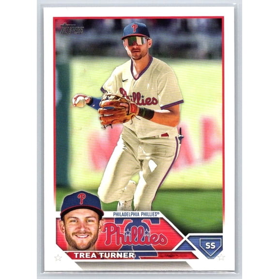 2023 Topps Trea Turner #475 Near Mint or Better Philadelphia Phillies Baseball Card