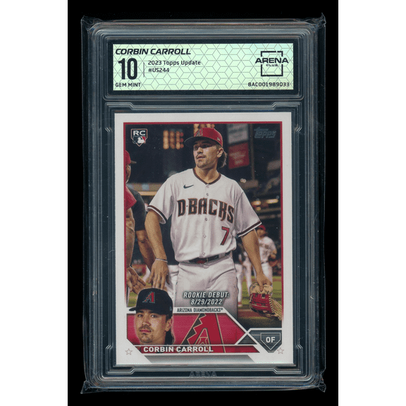 2023 Topps Update Corbin Carroll #US244 RC Arena Club 10