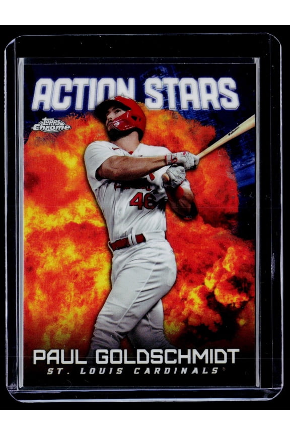 2023 Topps Update Paul Goldschmidt St. Louis Cardinals AS-22 Action Stars Blue Baseball Card